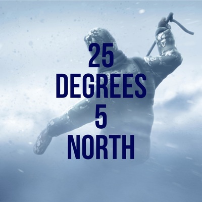 25 degrees 5 north